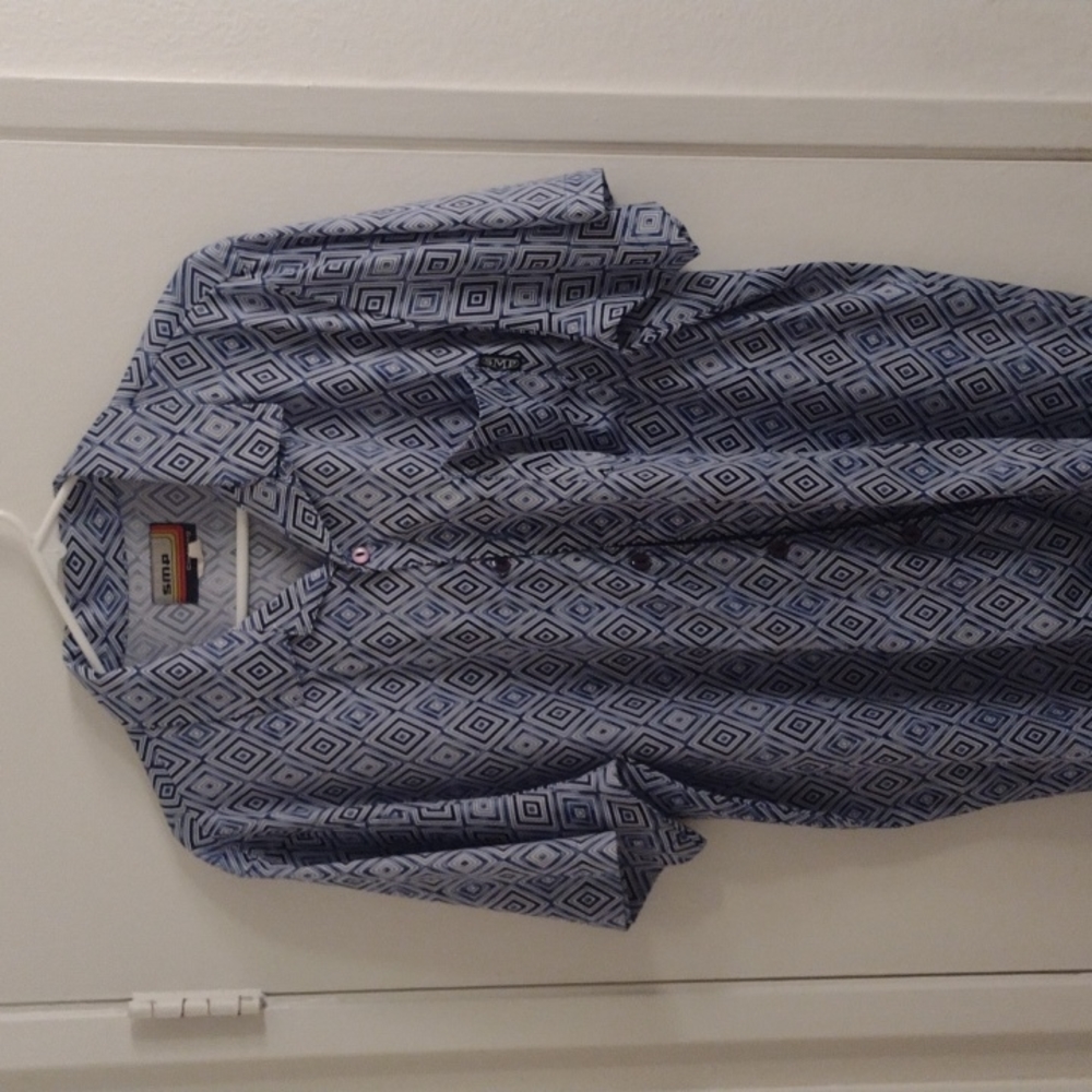 Vintage SMP clothing old man button up shirt....Used in great condition !!